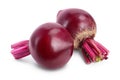 Beetroot isolated on white background with clipping path and full depth of field Royalty Free Stock Photo