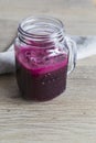 Beetroot Juice in a Glass Royalty Free Stock Photo