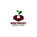 beetroot logo. Home and real estate logo