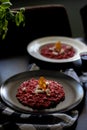 Beetroot rissotto