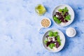Beetroot salad with cheese Royalty Free Stock Photo