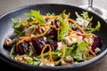 Beetroot Salad with Feta Walnuts and Carrot