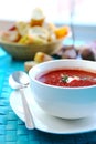 Beetroot soup Royalty Free Stock Photo