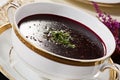 Beetroot soup - borsch Royalty Free Stock Photo