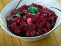 Beetroot thoran Royalty Free Stock Photo