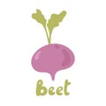 Beetroot vegetable logo icon template design. Purple beet icon logo. Fresh vegetarian concept. Health vegetarian cool