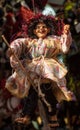 Befana puppet during epiphany celebration