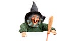 Befana on white background - still life