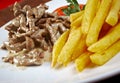 Beff-stroganoff Royalty Free Stock Photo