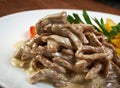 Beff-stroganoff Royalty Free Stock Photo