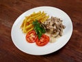 Beff-stroganoff Royalty Free Stock Photo