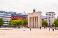 Befreiungsdenkmal - liberation memorial in Innsbruck, Austria....IMAGE