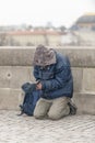 Beggar in Prague