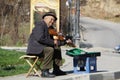 Beggar on street