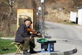 Beggar on street