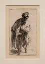 A Beggar with a Wooden Leg from 1630 by Rembrandt