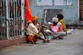 Beggars in India Royalty Free Stock Photo