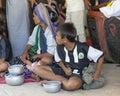 Beggars in Queue