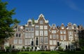 Begijnhof facades Royalty Free Stock Photo