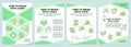 Beginning with CIAM green brochure template