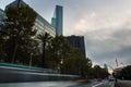 Skyscrapers of Diagonal street in Barcelona