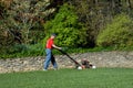 Beginning of Spring Chores Royalty Free Stock Photo