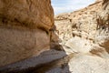 The beginning of tourist route of gorge Wadi Al Ghuwayr or An Nakhil and the wadi Al Dathneh near Amman in Jordan