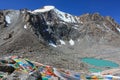 Beginning of trekking kora around mountain Kailash Day 1 pilgrimage route near Darchen, Tibet, Asia Royalty Free Stock Photo