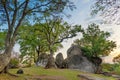 Beglik Tash megaliths sightseeing in Bulgaria Royalty Free Stock Photo