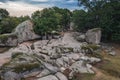 Beglik Tash rock sanctuary in Bulgaria