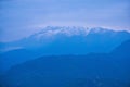 Begnas Tal, Nepal with the Annapurna Himalaya visible in the background Royalty Free Stock Photo