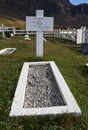 Begraafplaats Grytviken Zuid Georgia, Graveyard Grytviken South Royalty Free Stock Photo