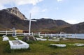 Begraafplaats Grytviken Zuid Georgia, Graveyard Grytviken South Royalty Free Stock Photo