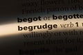 begrudge Royalty Free Stock Photo