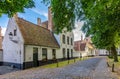 Beguinage (Begijnhof) in Bruges old town, Belgium Royalty Free Stock Photo