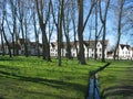 Beguinage in Bruges Royalty Free Stock Photo