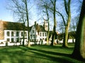 Beguinage in Bruges Royalty Free Stock Photo