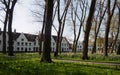 Beguinage in Bruges, Belgium Royalty Free Stock Photo