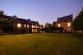 Beguinage At Night in Leuven, Belgium Royalty Free Stock Photo