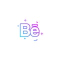 Behance icon design vector