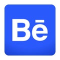 Behance icon vector Royalty Free Stock Photo