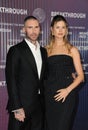 Behati Prinsloo and Adam Levine Royalty Free Stock Photo