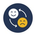 Behavior patterns happiness Vector Icon which can easily modify