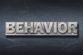 Behavior word den