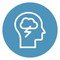 Behaviorism, brainstorming Line vector icon which can easily modify or edit