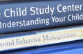 Child behavior books Royalty Free Stock Photo