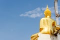 Behide Buddha statue at Wat Phra That Phanom. Royalty Free Stock Photo
