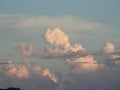 Behind this big cloud of rain and storm, the sun seems to want to return