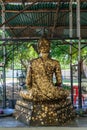 Behind buddha statue