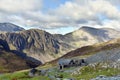 Dubs quarry hut near Honister slate mine, Lake District Royalty Free Stock Photo
